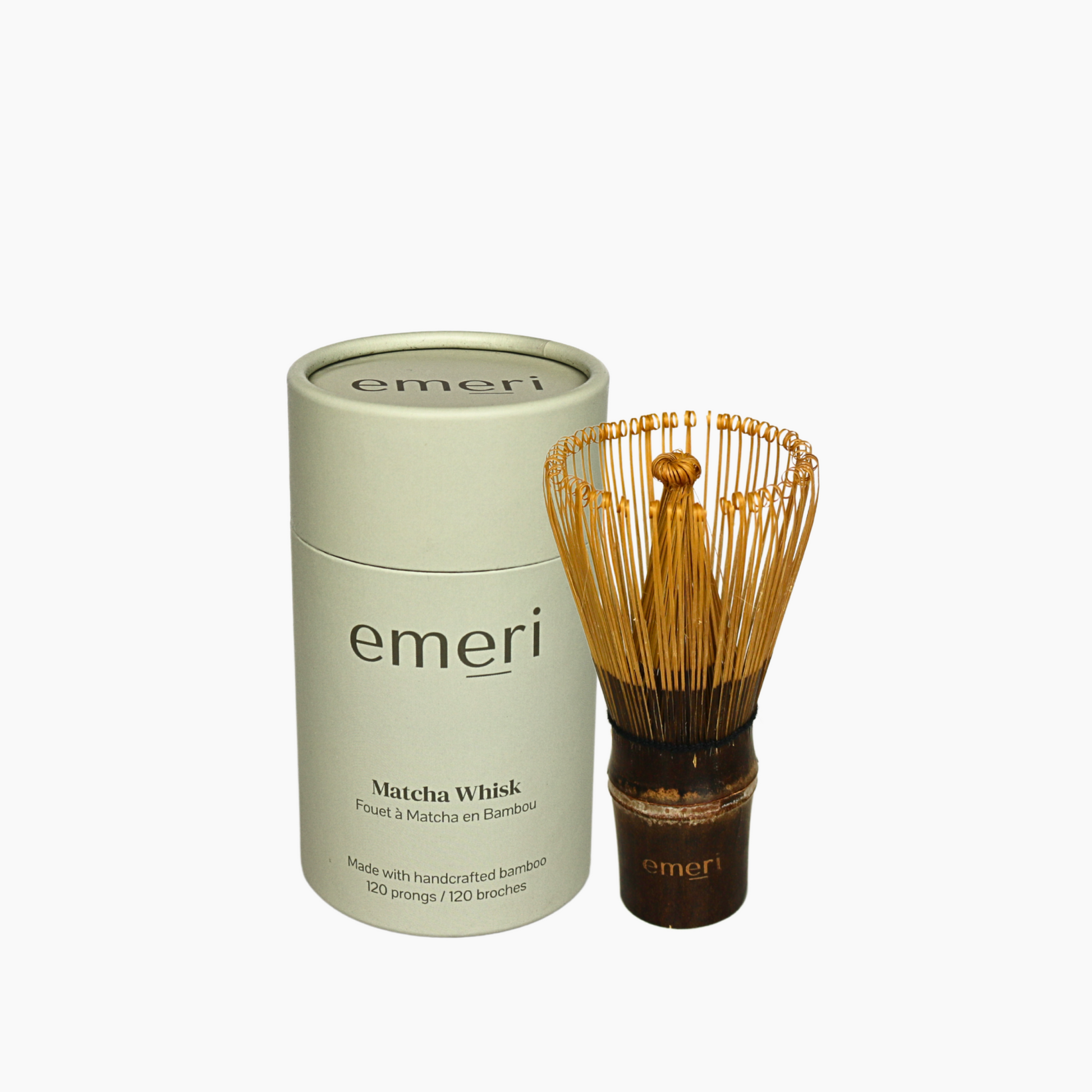 Purple Bamboo Matcha Whisk 120 Prongs (Chasen)