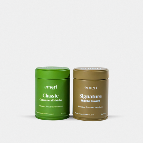 Classic Ceremonial Matcha & Signature Hojicha Set (50g x 2)